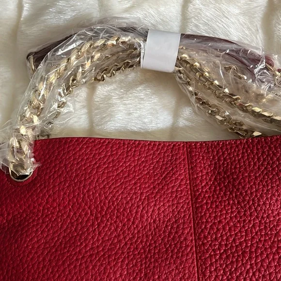 NORDSTROM BEEKMAN RED Jester Chain crossbody NWT - Picture 5 of 5